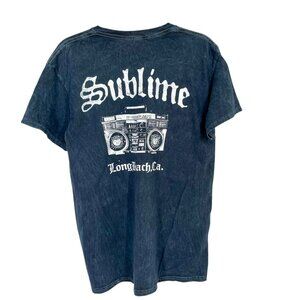 NWOT Sublime Band Tee Blue Medium 100% Cotton Licensed Merch Ska Punk Reggae